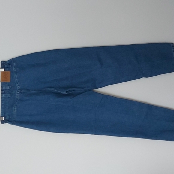Vintage Lee High Rise Barrel Jeans Medium Wash Elastic Back Size 10P - Picture 3 of 6